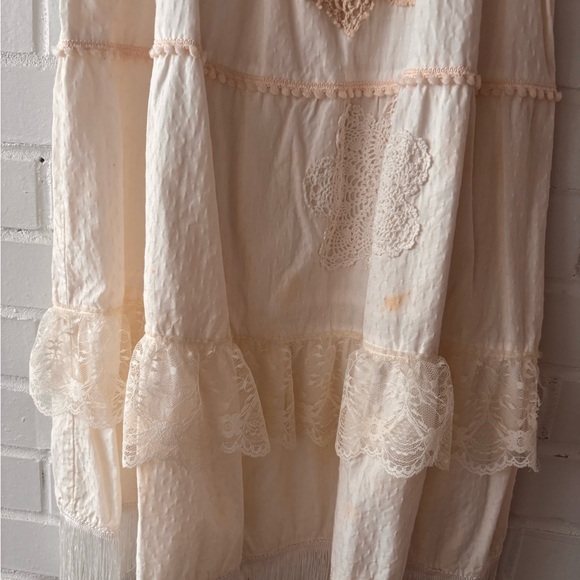 Free People Cream Lace Dress - Picture 4 of 5